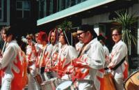 row of caixas and repiques