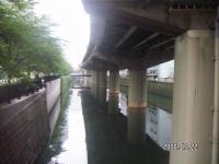Many express ways are built on top of small rivers... sad 